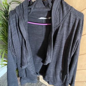 Athleta cardigan with hood